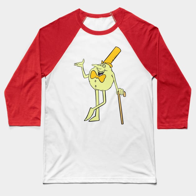 Time For Timer! Baseball T-Shirt by Atomic Luau Pop Emporium